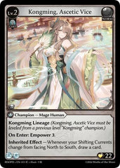 Kongming, Ascetic Vice - 011 - Common - Radiant Origins: Pantheon
