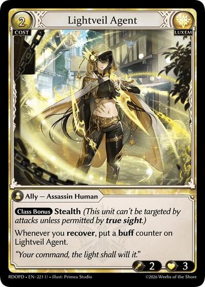 Lightveil Agent - 221 - Uncommon - Radiant Origins: Pantheon