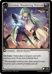 Lorraine, Wandering Warrior - 007 - Common - Radiant Origins: Pantheon