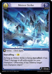 Meteor Strike - 191 - Super Rare - Radiant Origins: Pantheon