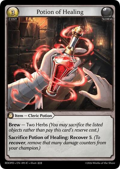 Potion of Healing - 095 - Common - Radiant Origins: Pantheon