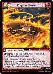 Purge in Flames - 140 - Uncommon - Radiant Origins: Pantheon