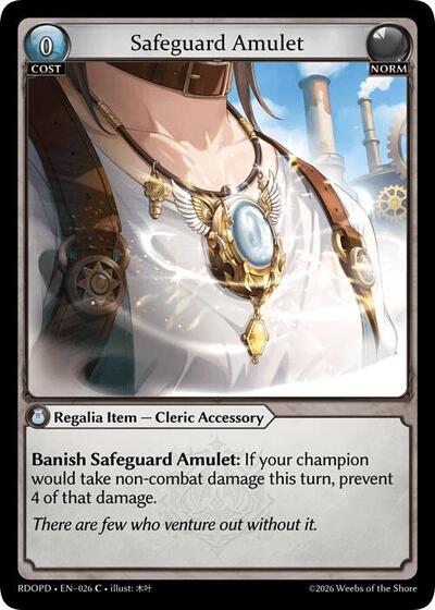 Safeguard Amulet - 026 - Common - Radiant Origins: Pantheon
