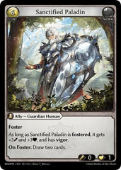 Sanctified Paladin - 101 - Super Rare - Radiant Origins: Pantheon