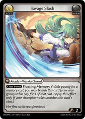 Savage Slash - 103 - Common - Radiant Origins: Pantheon