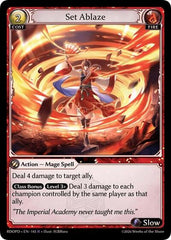 Set Ablaze - 145 - Rare - Radiant Origins: Pantheon