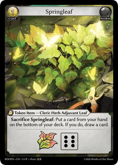 Springleaf - 113 - Common - Radiant Origins: Pantheon