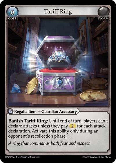Tariff Ring - 028 - Common - Radiant Origins: Pantheon
