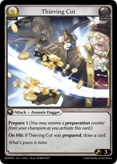 Thieving Cut - 118 - Common - Radiant Origins: Pantheon