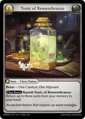 Tonic of Remembrance - 119 - Uncommon - Radiant Origins: Pantheon