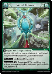 Vernal Talisman - 038 - Super Rare - Radiant Origins: Pantheon