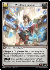 Wisdom's Reprise - 124 - Common - Radiant Origins: Pantheon