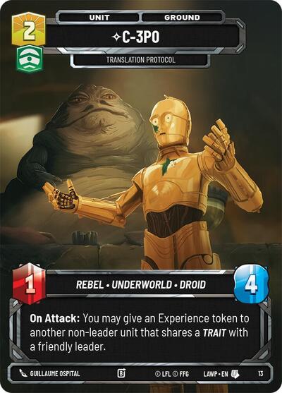 C-3PO - Translation Protocol - 13 - Uncommon - A Lawless Time: Weekly Play Promos
