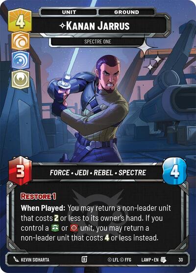 Kanan Jarrus - Spectre One - 30 - Uncommon (Foil) - A Lawless Time: Weekly Play Promos