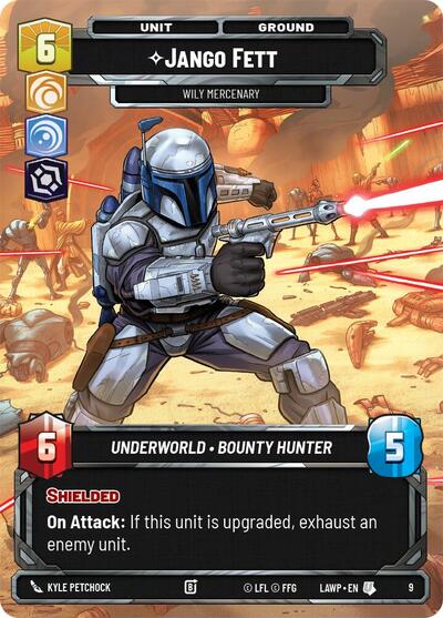 Jango Fett - Wily Mercenary - 9 - Uncommon - A Lawless Time: Weekly Play Promos