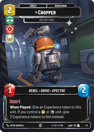 Chopper - Spectre Three - 24 - Uncommon (Foil) - A Lawless Time: Weekly Play Promos