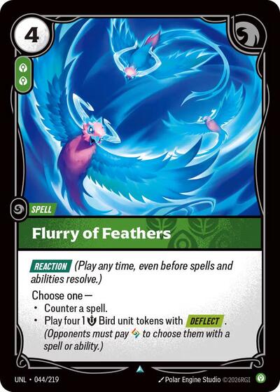 Flurry of Feathers - 044/219 - Uncommon - Unleashed