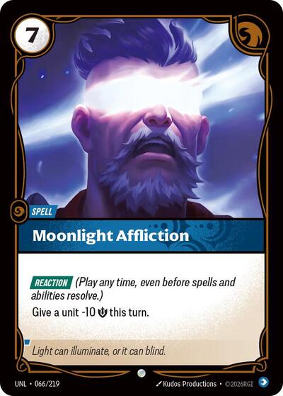 Moonlight Affliction - 066/219 - Common - Unleashed