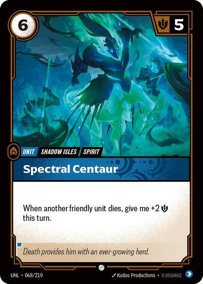Spectral Centaur - 068/219 - Common - Unleashed