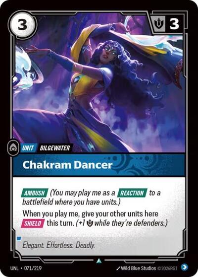 Chakram Dancer - 071/219 - Uncommon - Unleashed