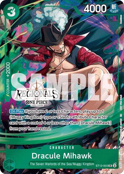 Dracule Mihawk - ST12-003 - Promo (Regional Participation Pack 2026 Vol.1) - One Piece Promotion Cards