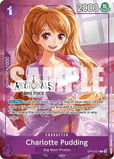 Charlotte Pudding - OP12-071 - Promo (Regional Participation Pack 2026 Vol.1) - One Piece Promotion Cards