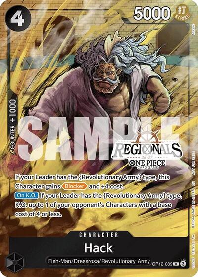 Hack - OP12-089 - Promo (Regional Participation Pack 2026 Vol.1) - One Piece Promotion Cards