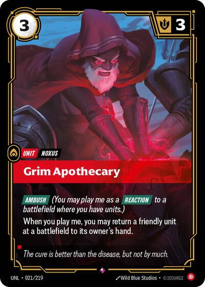 Grim Apothecary - 021/219 - Rare - Unleashed