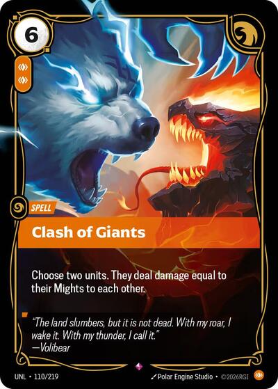 Clash of Giants - 110/219 - Rare - Unleashed