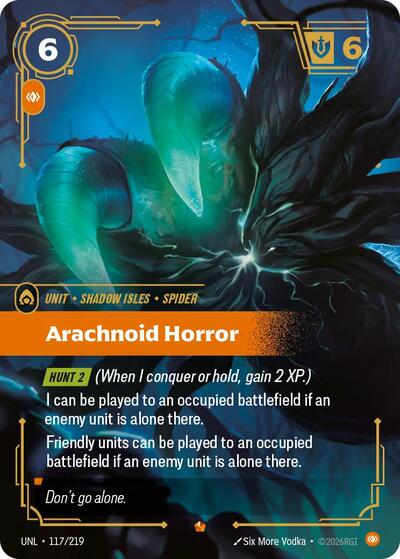 Arachnoid Horror - 117/219 - Epic - Unleashed