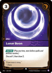 Lunar Boon - 125/219 - Common - Unleashed