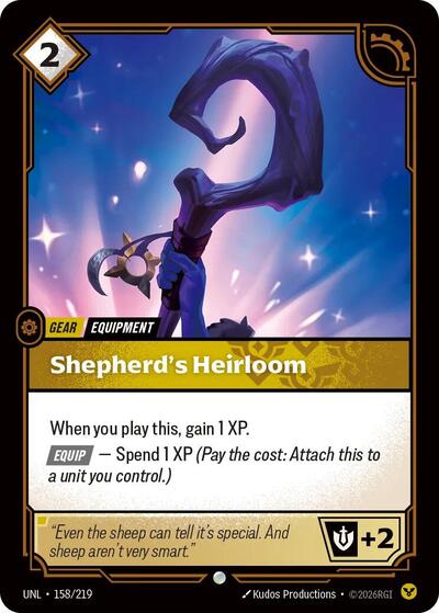 Shepherd's Heirloom - 158/219 - Common - Unleashed