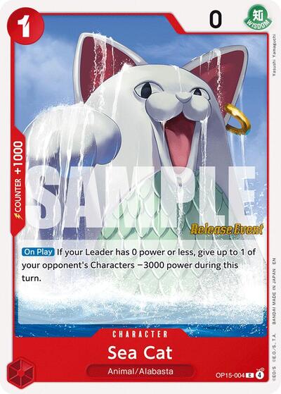 Sea Cat - OP15-004 - Common - Adventure on Kami's Island Release Event Cards