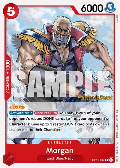 Morgan - OP15-017 - Common - Adventure on Kami's Island Release Event Cards