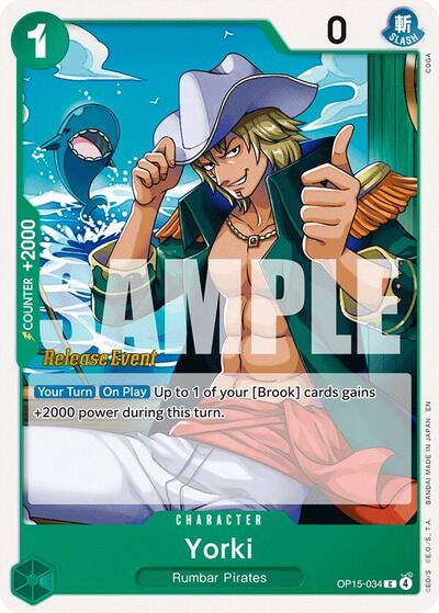 Yorki - OP15-034 - Common - Adventure on Kami's Island Release Event Cards