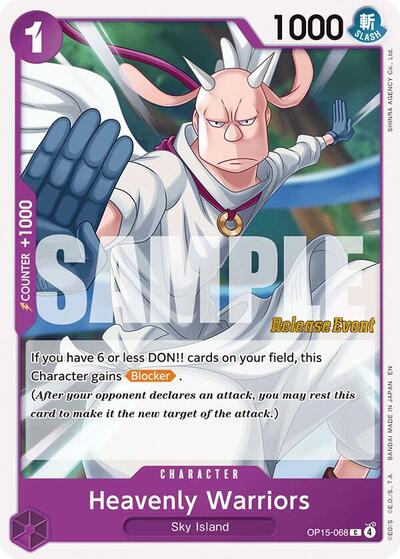 Heavenly Warriors - OP15-068 - Common - Adventure on Kami's Island Release Event Cards