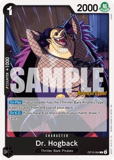 Dr. Hogback - OP15-084 - Common - Adventure on Kami's Island Release Event Cards