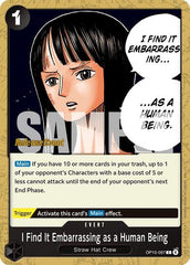 I Find It Embarrassing as a Human Being - OP15-097 - Common - Adventure on Kami's Island Release Event Cards