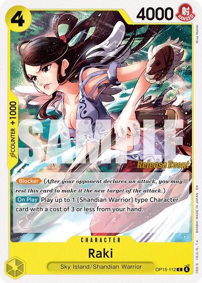 Raki - OP15-112 - Common - Adventure on Kami's Island Release Event Cards