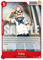Koby - OP15-009 - Uncommon - Adventure on Kami's Island Release Event Cards