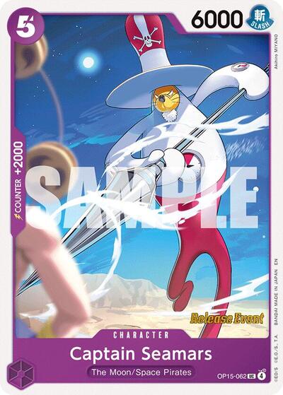 Captain Seamars - OP15-062 - Uncommon - Adventure on Kami's Island Release Event Cards
