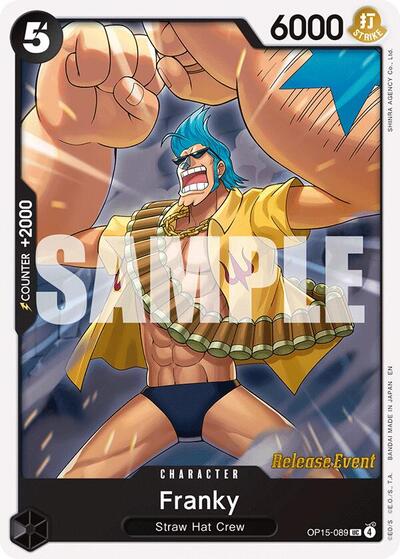 Franky - OP15-089 - Uncommon - Adventure on Kami's Island Release Event Cards