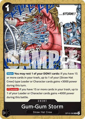 Gum-Gum Storm - OP15-095 - Uncommon - Adventure on Kami's Island Release Event Cards