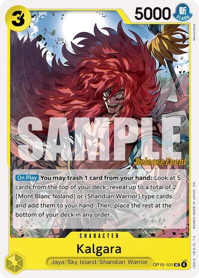 Kalgara - OP15-101 - Uncommon - Adventure on Kami's Island Release Event Cards