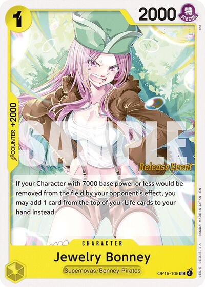 Jewelry Bonney - OP15-105 - Uncommon - Adventure on Kami's Island Release Event Cards