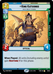 King Katuunko - Great King of Toydaria - 16/84 - Rare - Twin Suns