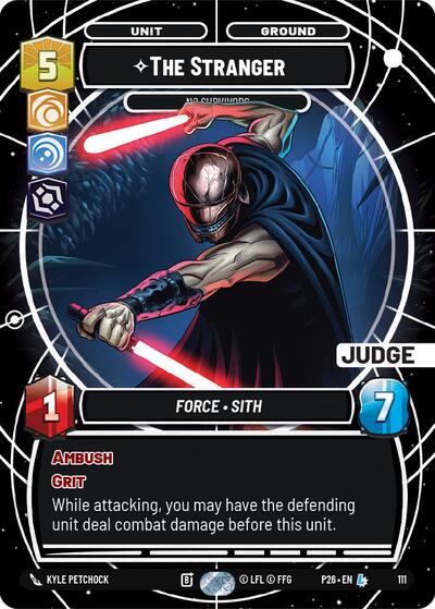 The Stranger - No Survivors - 111 - Legendary - Judge Promos