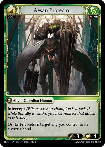 Aesan Protector - 253 - Uncommon - Radiant Origins