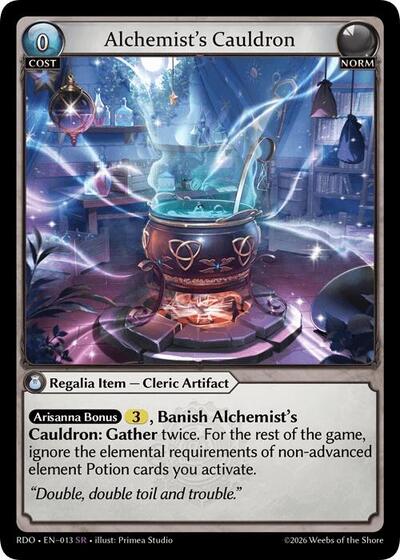 Alchemist's Cauldron - 013 - Super Rare - Radiant Origins