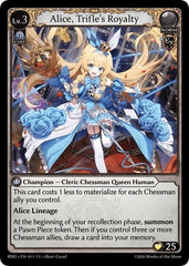 Alice, Trifle's Royalty - 011 - Super Rare - Radiant Origins